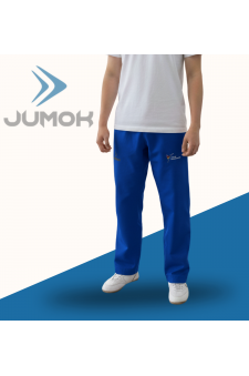 JUMOK FİGHTER MAVİ TAEKWONDO ANTREMAN PANTALONU