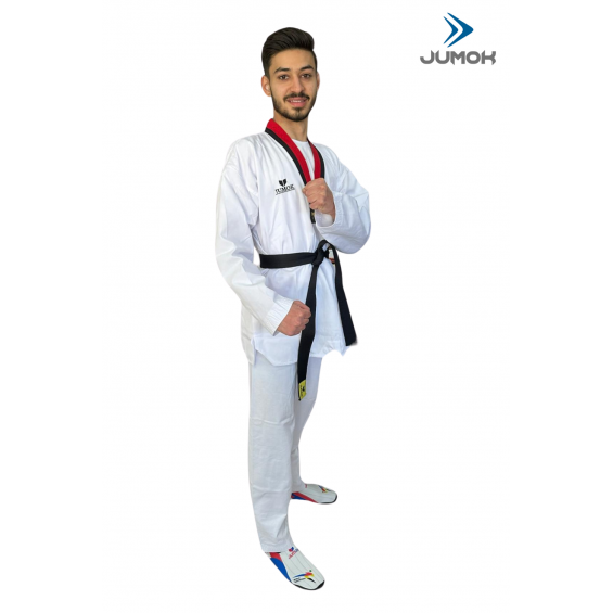 JUMOK POOM YAKA TAEKWONDO FİTİLLİ ELBİSE