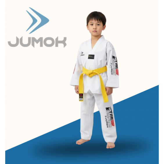 JUMOK ACEMİ TAEKWONDO BEYAZ YAKA ELBİSE