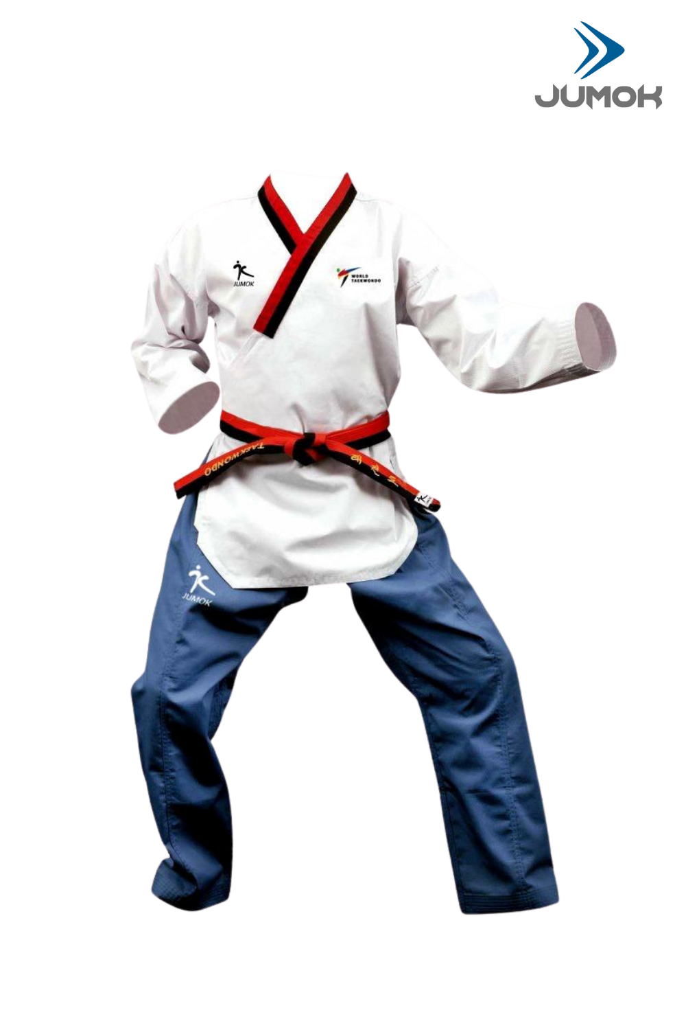 JUMOK POOM YAKA MİNİK YILDIZ ERKEK POOMSE ELBİSESİ - TAEKWONDO
